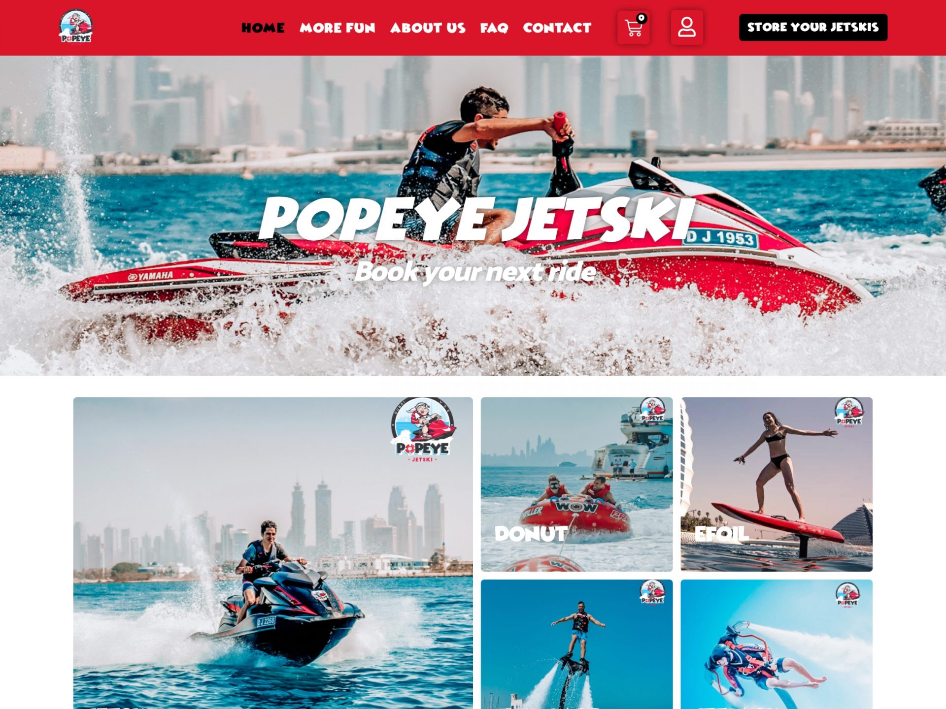 Marketing brand sales increase for jet ski rental in Dubai