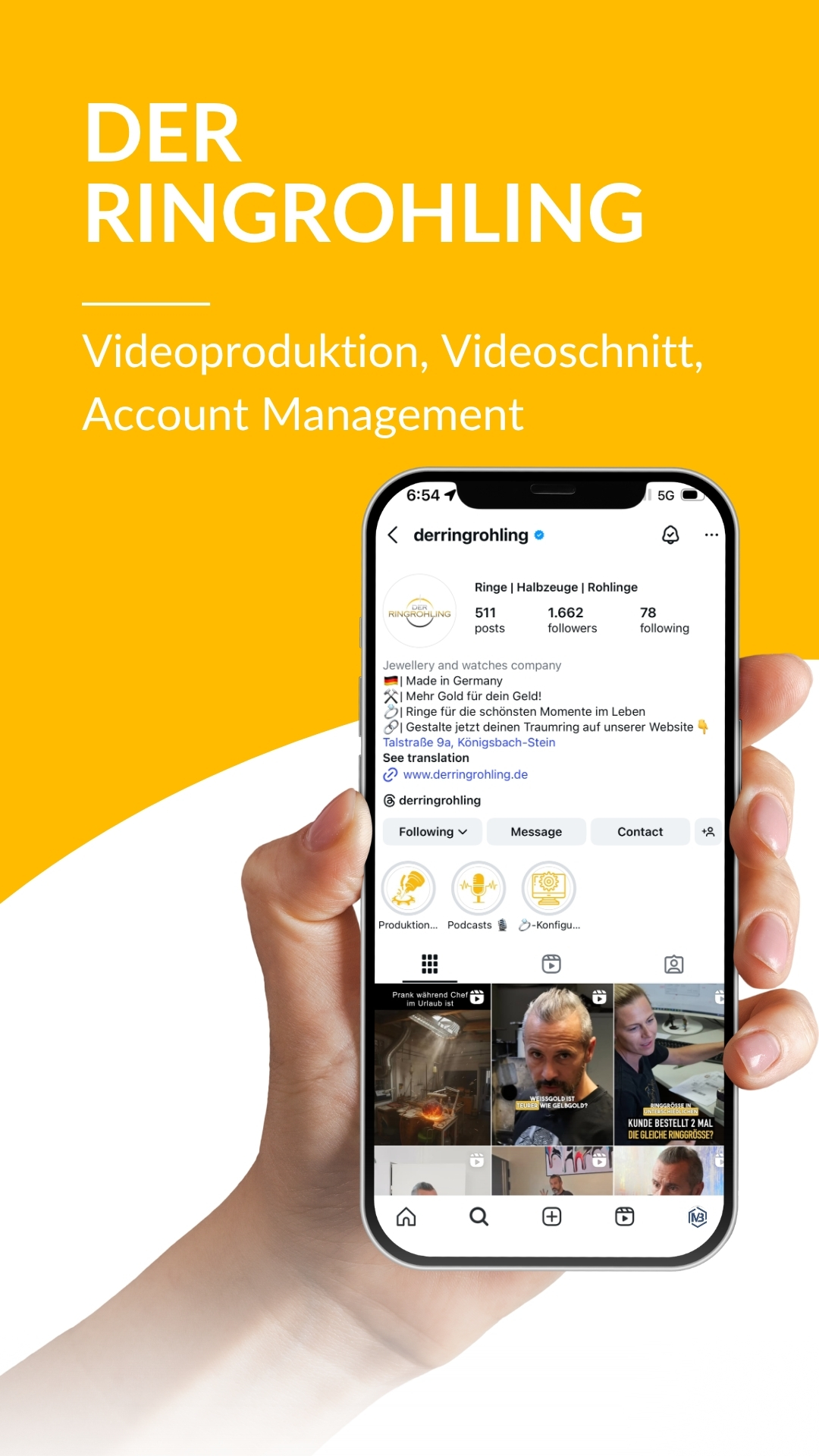 Instagram profile The ring blank thumbnail